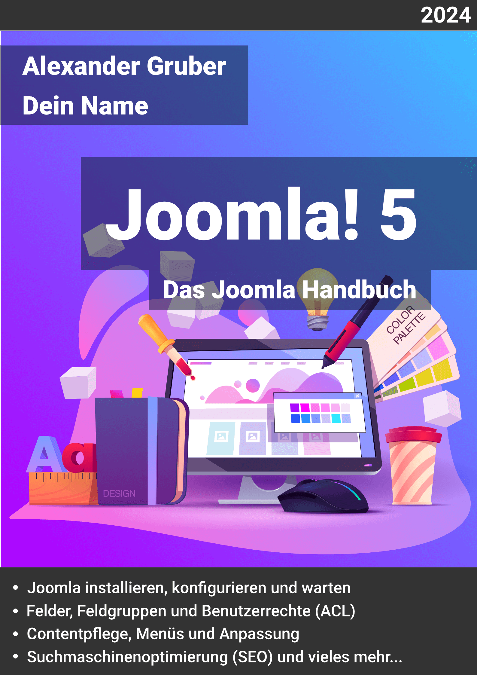 Joomla Handbuch Cover Dein Name